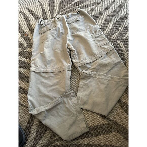 The North Face Pants Mens MED Long Tan‎ Cargo Convertible Hiking Outdoor Nylon - Picture 5 of 11